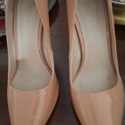 A.L.E. beige pumps size 41, heel height 11 cm