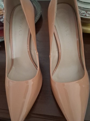 A.L.E. beige pumps size 41, heel height 11 cm