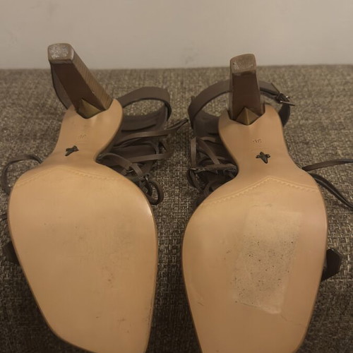 Cesare Paciotti vintage leather sandals size 36 new, brown