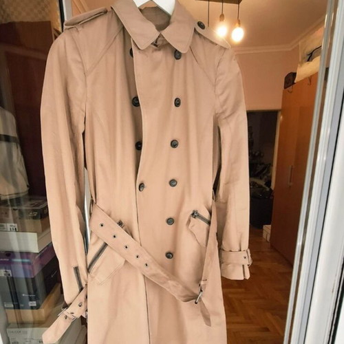 Zara trench coat new, beige, size M