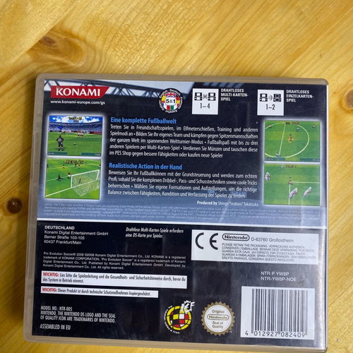 Nintendo DS PES 2008 used sports game