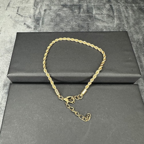 Rope Chain Bracelet gold color new
