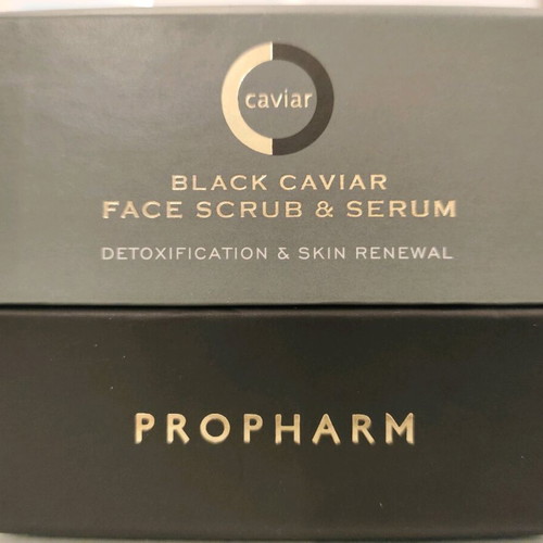 Black Caviar Face Scrub & Serum new