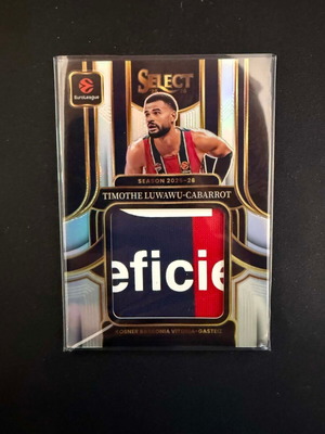2025-26 Panini Select Euroleague Timothe Luwawu-Cabarrot Jumbo Patch new