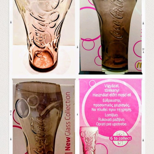 Coca-Cola New Glass Collection collectible glass new