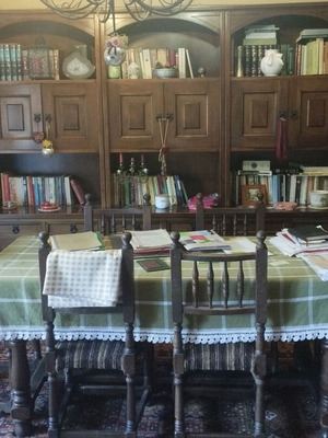 Monastic dining table used, solid wood, excellent quality