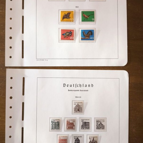 Authentic collectible stamp sheets Germany Bundesrepublik Deutschland