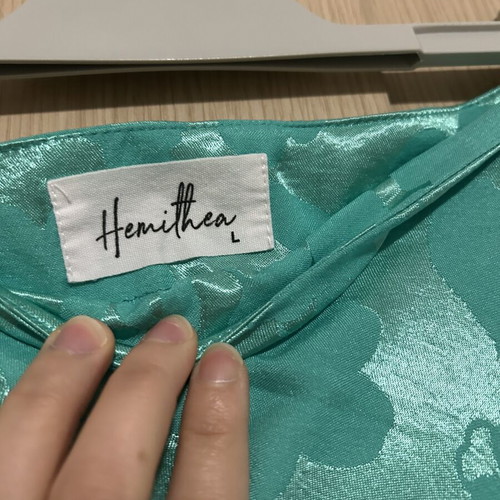 Hemithea skirt and top set like new, turquoise