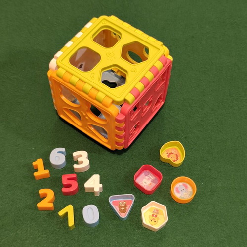 Sort & Learn Cube educational activity toy for toddlers