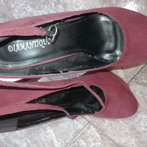 Diamantique red pumps like new, size 38