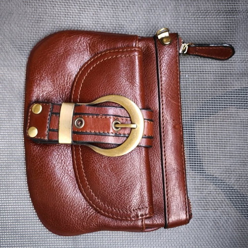 Leather Crossbody Bag Brown New