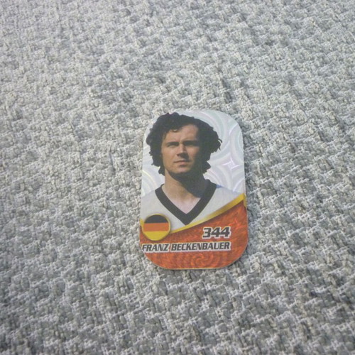 Franz Beckenbauer Germany Football Metal Tag used, collectible #344