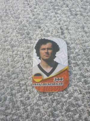 Franz Beckenbauer Germany Football Metal Tag used, collectible #344