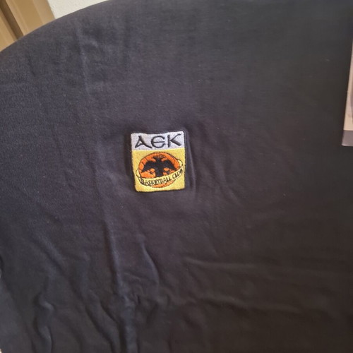 Μπλούζα ΑΕΚ Basketball XL καινούργια, vintage 2000, βαμβακερή Champion