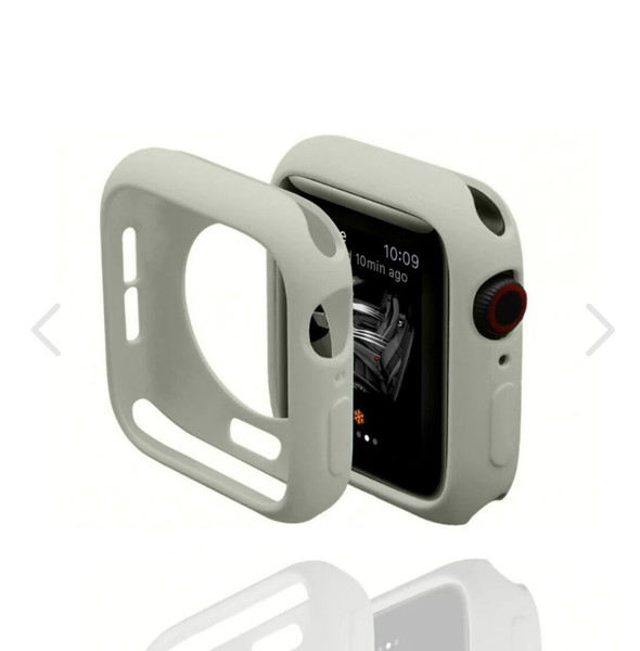 Soft Silicone Case Apple Watch 45mm & Λουράκι Stone