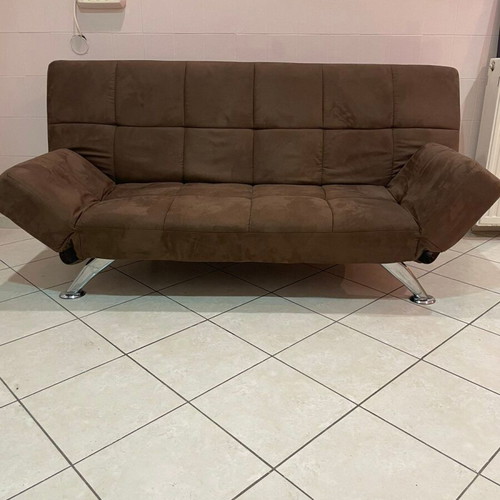 Sofa bed brown like new