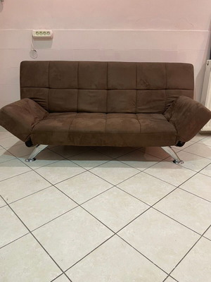 Sofa bed brown like new