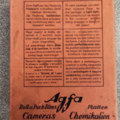 Agfa Brovira Satino photographic paper like new, vintage 1950