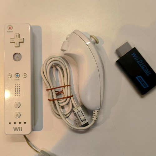 Nintendo Wii console white chipmodded Homebrew 300GB hard drive 59 games