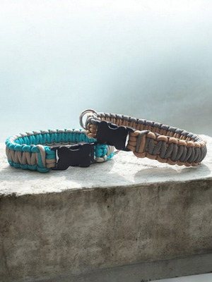 Paracord 550 dog collar, handmade, made to order