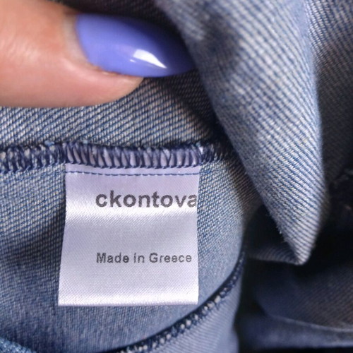 Ckontova jean shorts new, size 2, blue cotton