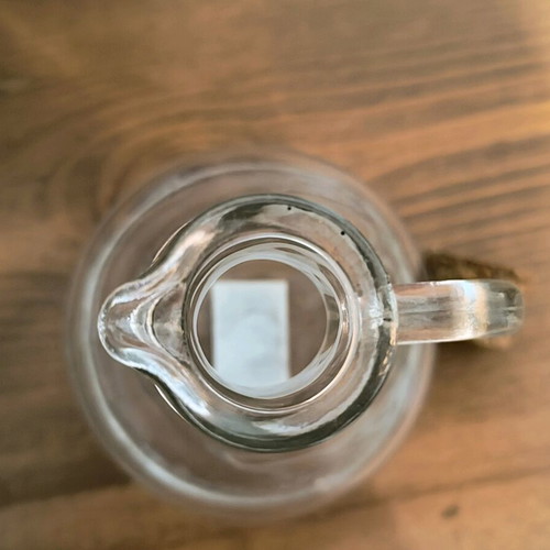 Glass small raki bottle like new