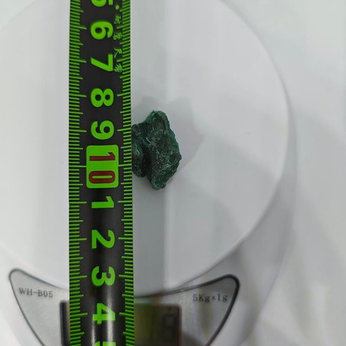 Raw Malachite like new with natural formations