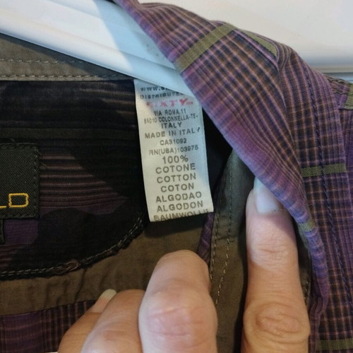 Energie men's shirt purple, like new, size S, 100% cotton