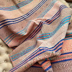 Handmade wool rag rug used
