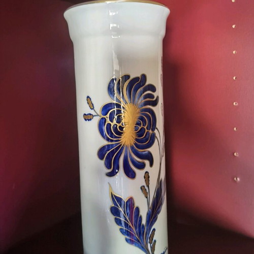 Porcelain vase KPM cobalt new