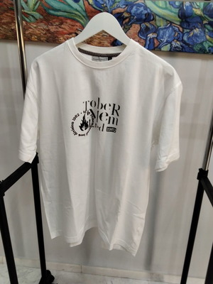 C&A White T-shirt XXL with Graphic Print like new