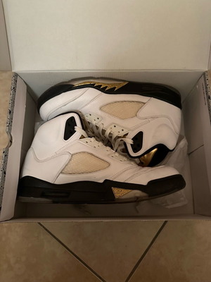 Jordan 5 Olympic gold μεταχειρισμένα, Nike αθλητικά παπούτσια, μέγεθος 45