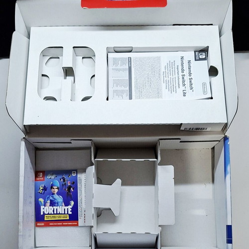 Nintendo Switch Fortnite Edition Box with Manual used