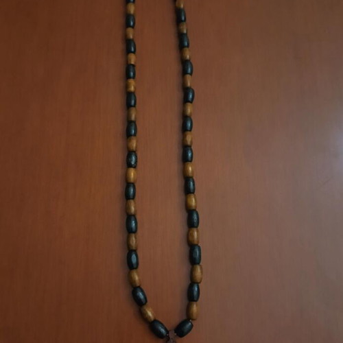 Rosary with wooden cross and beads new