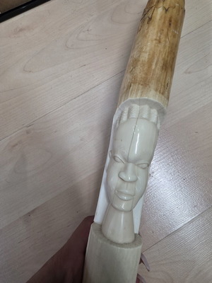 Vintage carved decoration used