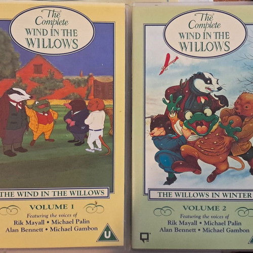 The Wind in the Willows VHS set like new, Volume 1 & 2 UK Carlton