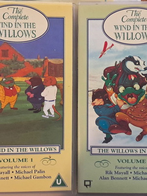The Wind in the Willows VHS set like new, Volume 1 & 2 UK Carlton