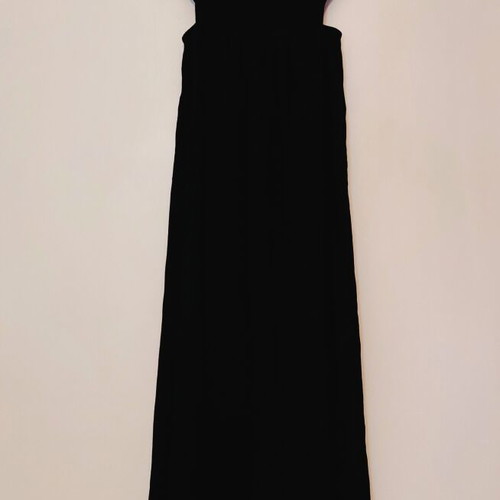 Black maxi dress with cutouts used