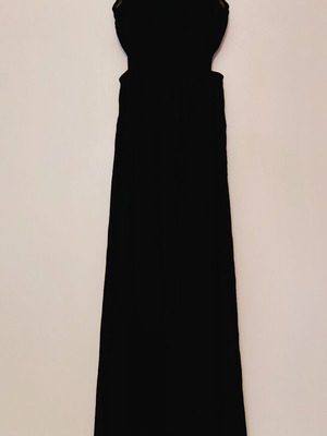 Black maxi dress with cutouts used