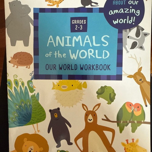 Animals of the World English Workbook like new