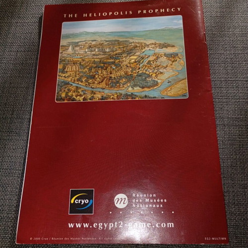 Egypt II The Heliopolis Prophecy PC game used, complete Big Box