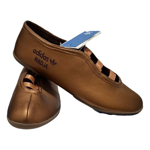 Adidas Nadja Comaneci Ballet Flats brown new