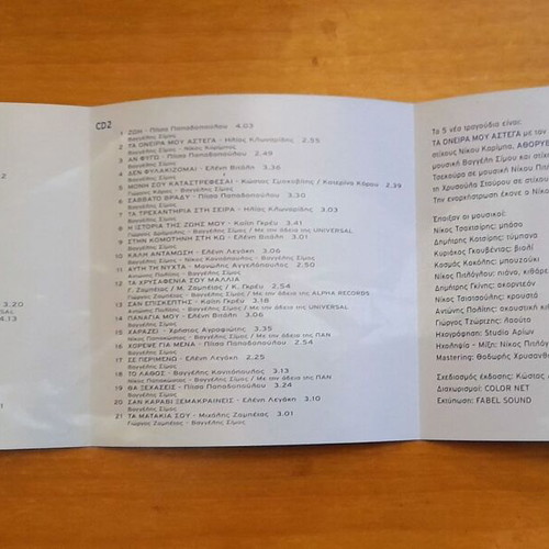 Vaggelis Simos 2CD collectible like new, laiko