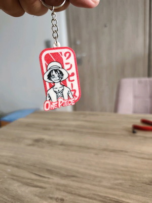 One Piece Luffy Keychain new, custom design