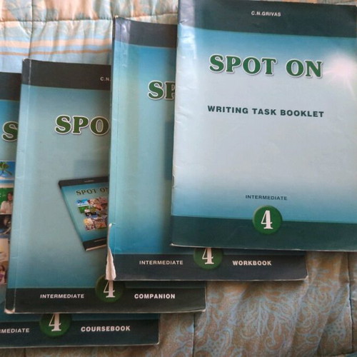 Spot On English Learning Books used, coursebook, companion, workbook, writing task