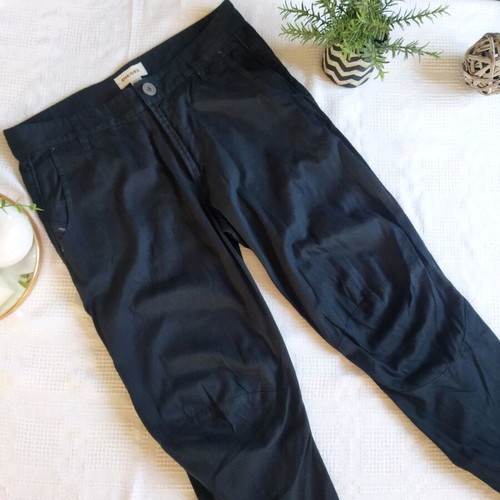 Diesel fabric pants like new, size M, black