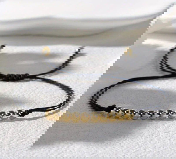 14k gold thread bracelet
