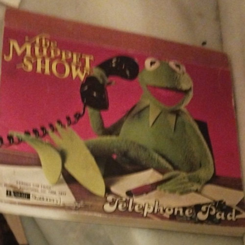 The Muppet Show vintage 1978 agenda notebook used