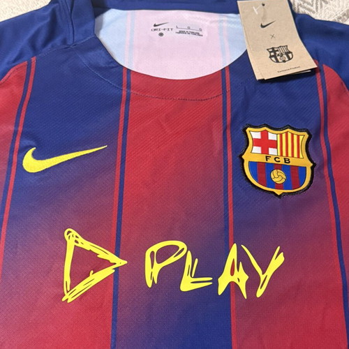 Barcelona jersey new with tags, slim fit Large