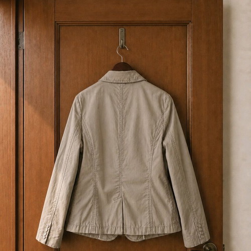 Esprit beige blazer used, tailored fit, size M